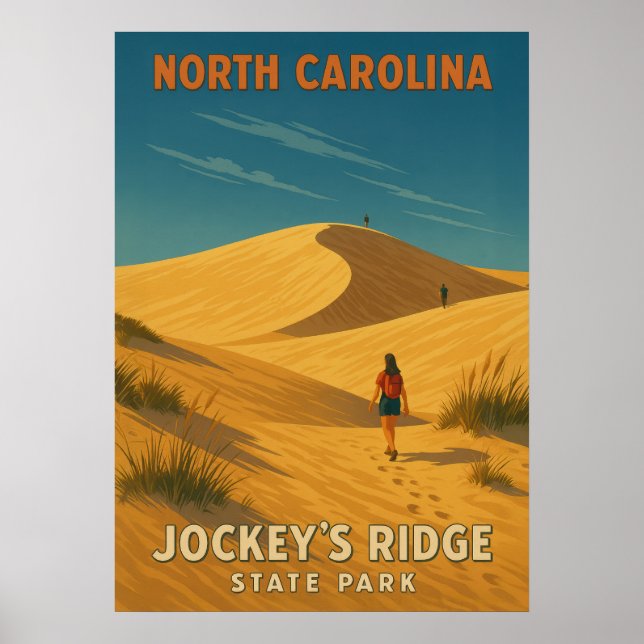 North Carolina Jockey's Ridge State Park V01 Poster (Framsidan)