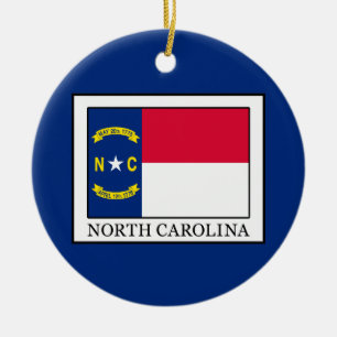 North Carolina Julgransprydnad Keramik
