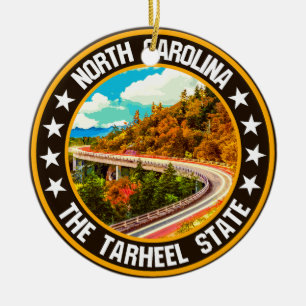 North Carolina Julgransprydnad Keramik