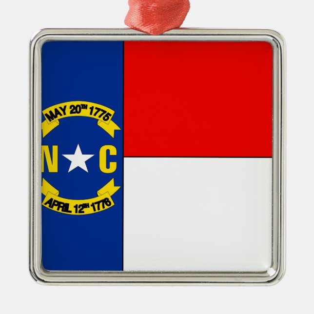 NORTH CAROLINA JULGRANSPRYDNAD METALL (Framsidan)