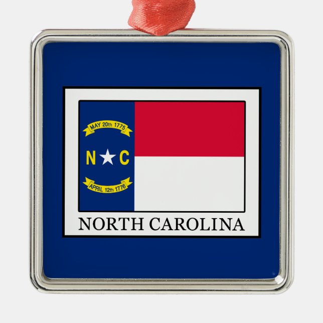 North Carolina Julgransprydnad Metall (Framsidan)
