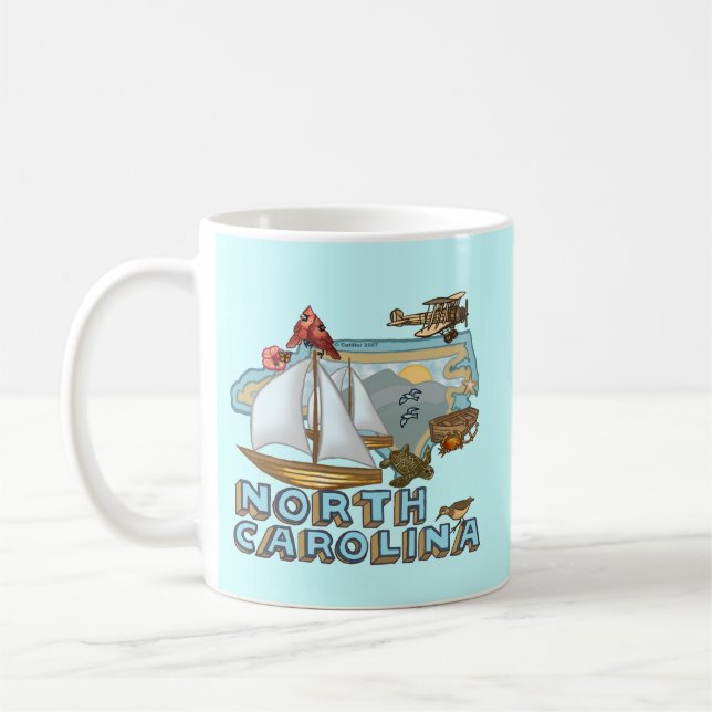 North Carolina Kaffemugg (Vänster)