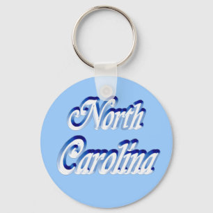 NORTH CAROLINA KEYCHAIN NYCKELRING