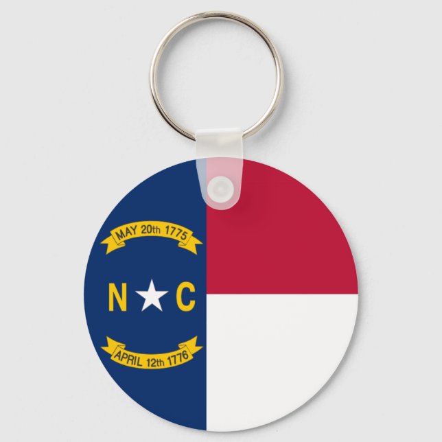 North Carolina Keychain Nyckelring (Framsida)