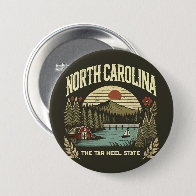 North Carolina Knapp (Framsida & baksida)