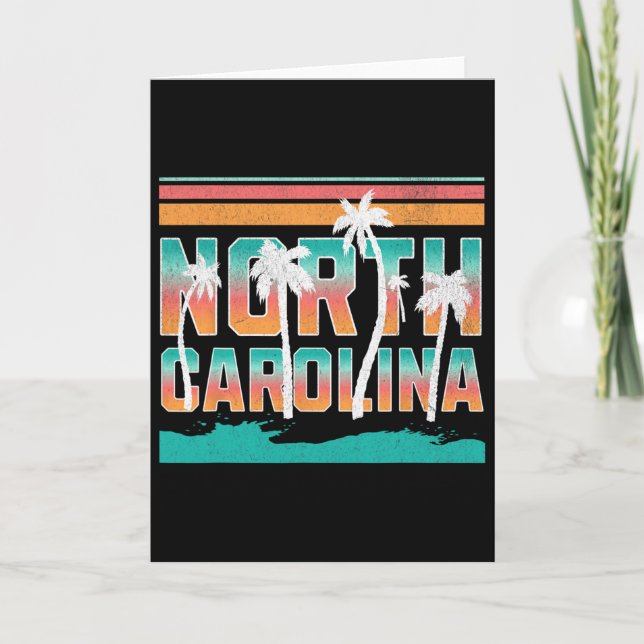 North Carolina Kort (Framsida)