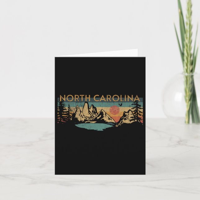 North Carolina Kort (Framsida)