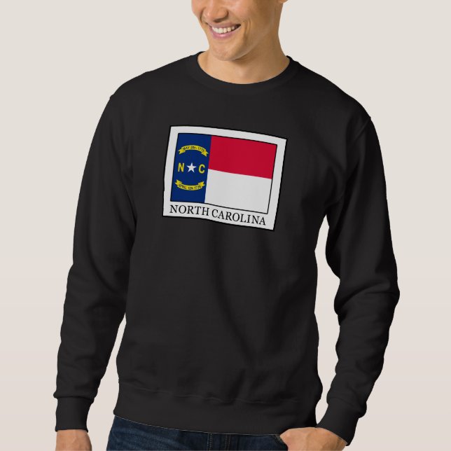 North Carolina Lång Ärmad Tröja (Framsida)