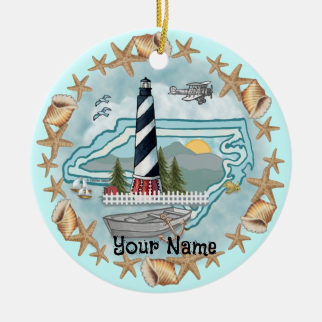North Carolina Lighthouse Ornament (Framsidan)