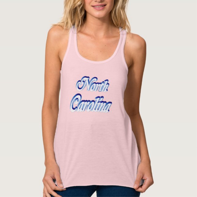 NORTH CAROLINA- LINNE MED RACERBACK  (Framsida)