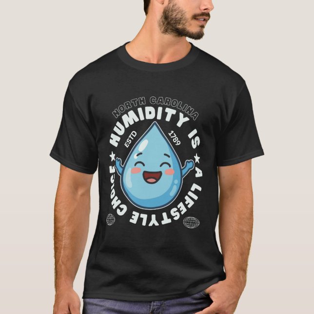 North Carolina luftfuktighet T Shirt (Framsida)