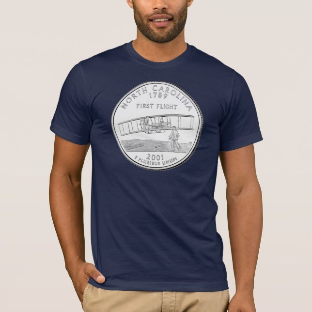 North Carolina - mörk T Shirt (Framsida)