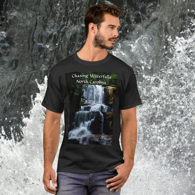 North Carolina Mountains Chasing Waterfalls T Shirt (Skapare uppladdad)