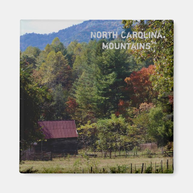 North Carolina Mountains Magnet (Framsidan)