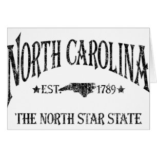 North Carolina - Nordstjärnans stat Hälsningskort
