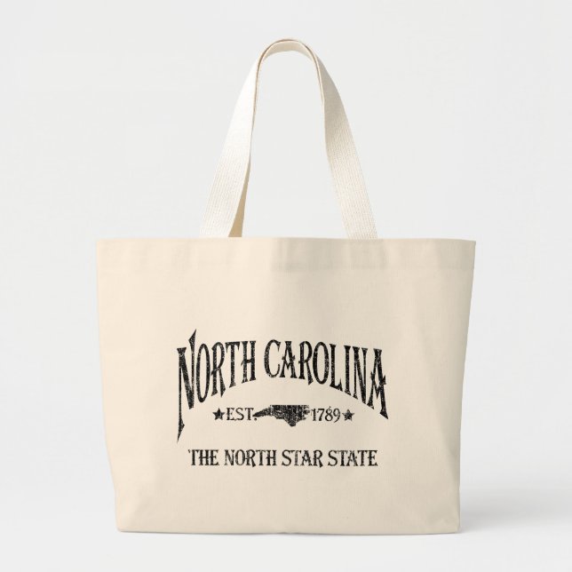 North Carolina - Nordstjärnans stat Jumbo Tygkasse (Framsidan)