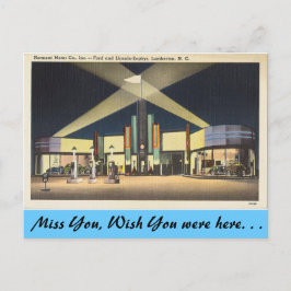 North Carolina, Norment Motors, Lumberton Vykort