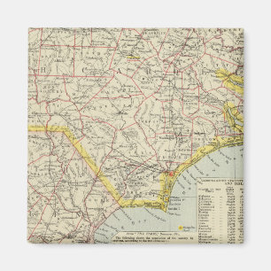 North Carolina och South Carolina 2 Magnet