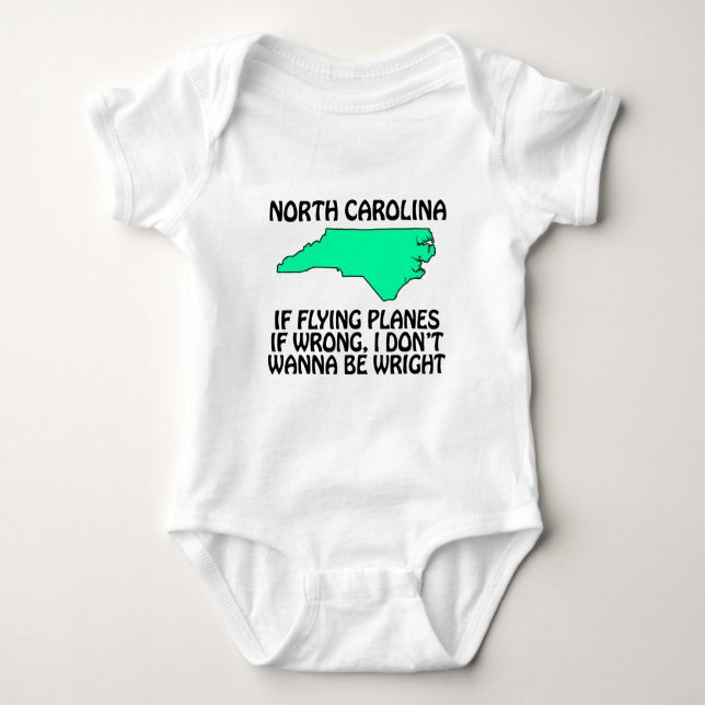 North Carolina - Om det är fel att flyga plan... T-shirt (Framsida)