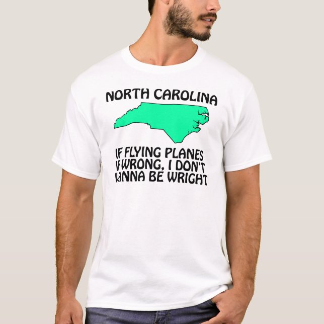North Carolina - Om det är fel att flyga plan... Tröja (Framsida)