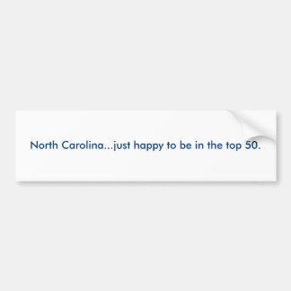 North Carolina… precis lycklig som är i de bästa Bildekal