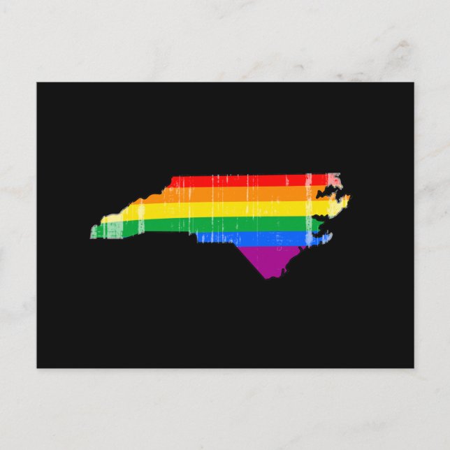 NORTH CAROLINA-PRIDET - FÖRDELAT -.png Vykort (Framsida)