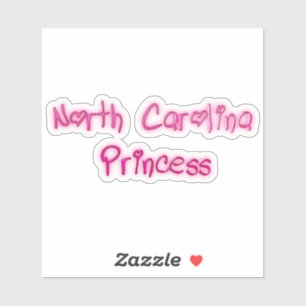 North Carolina Princess Klistermärken