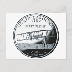 North Carolina Quarter Vykort