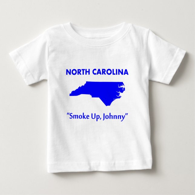 North Carolina - Rök upp, Johnny! T-shirt (Framsida)