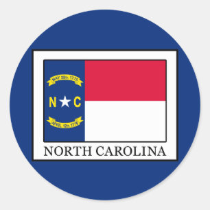 North Carolina Runt Klistermärke