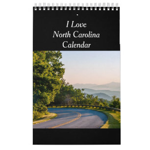 North Carolina scenisk kalender