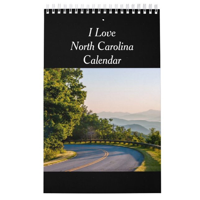 North Carolina scenisk kalender (Omslag)