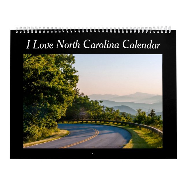 North Carolina scenisk kalender (Omslag)