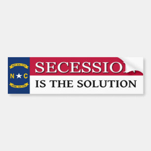 North Carolina Secessionbildekal Bildekal