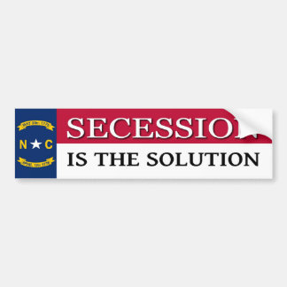 North Carolina Secessionbildekal Bildekal