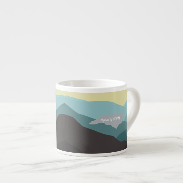 North Carolina, signerad av Gud Espressomugg (Framsida höger)