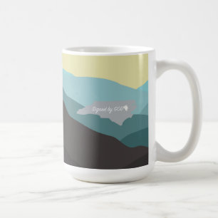 North Carolina, signerad av Gud Kaffemugg