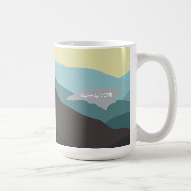 North Carolina, signerad av Gud Kaffemugg (Höger)