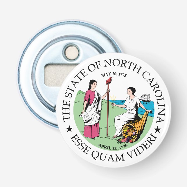 North Carolina skylt Flasköppnare (Framsidan)