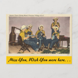North Carolina, Square Dance Band, Fontana Village Vykort