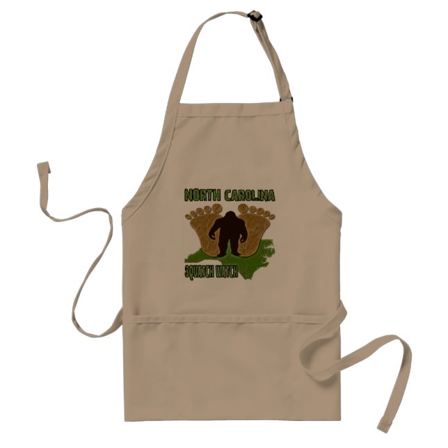 North Carolina Squatch klocka Förkläde (Framsidan)