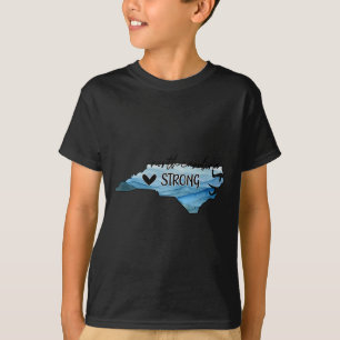 North Carolina Starong with NC State and Kärlek No T Shirt