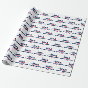 North Carolina Stars och stripes State Presentpapper