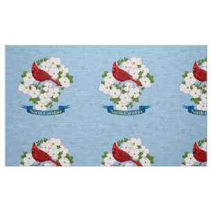 North Carolina State Cardinal Bird Dogwood Flower Tyg