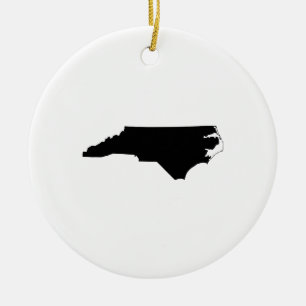 North Carolina State Disposition Julgransprydnad Keramik