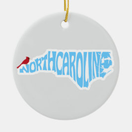 North Carolina State Julgran Ornament
