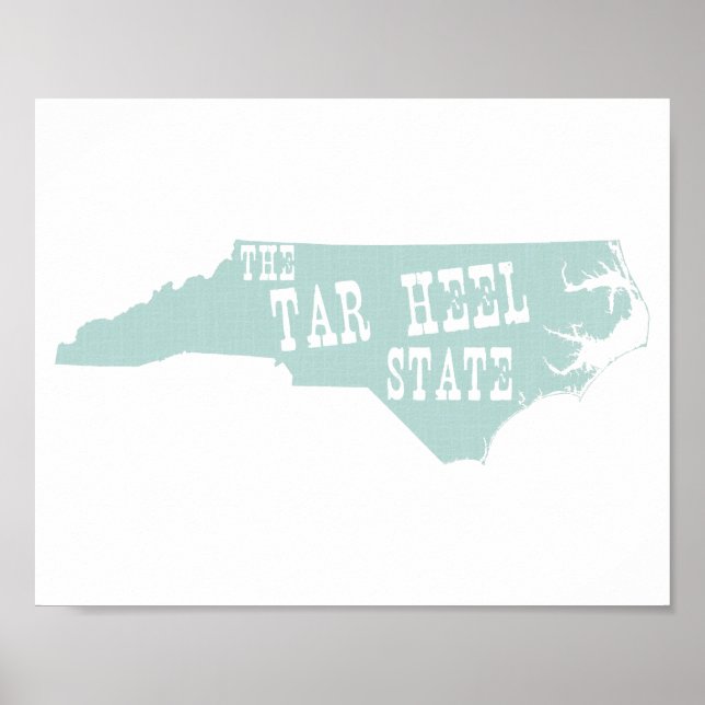 North Carolina State Nickname Poster (Framsidan)