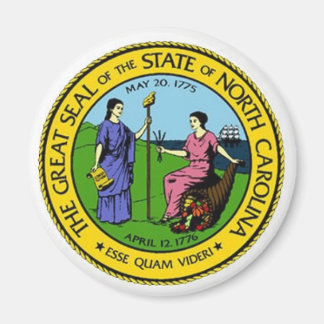 North Carolina State Seal Magnet