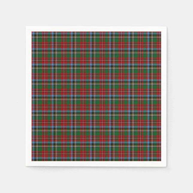 North Carolina State Tartan Pappersservett (Framsidan)