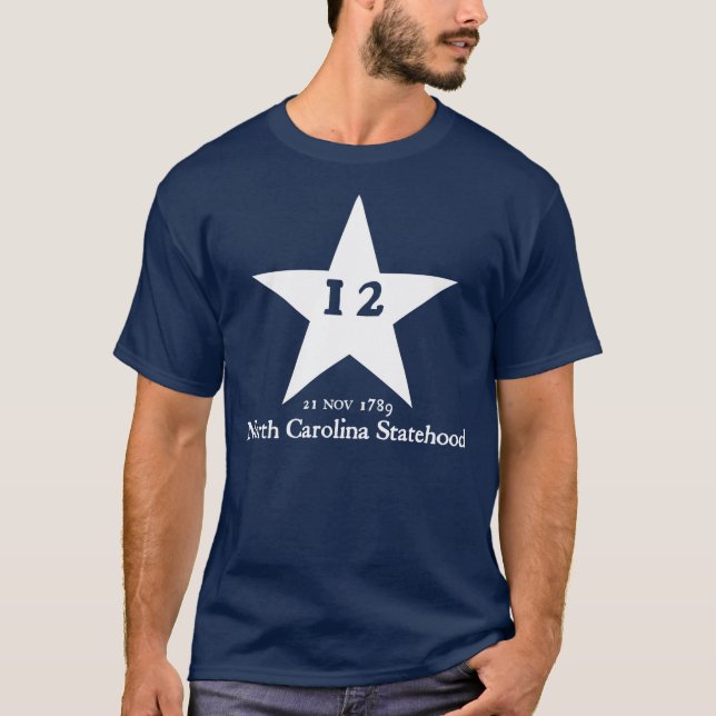 North Carolina Statehood T-shirt (Framsida)